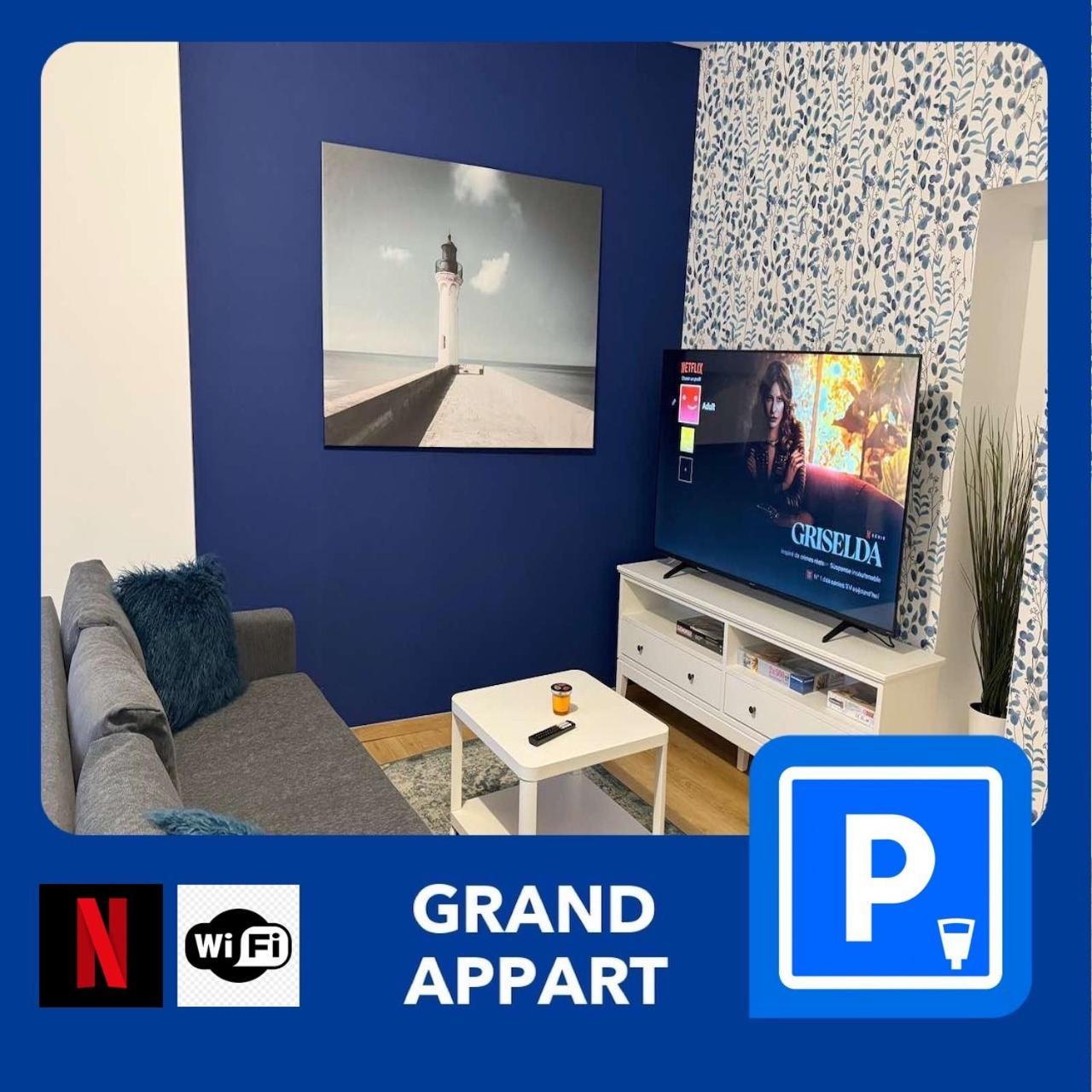 24 Chic & Cosy Grand Appart 88M2 Parking Gratuit Hypercentre Netflix Σαιντ-Ετιέν Εξωτερικό φωτογραφία